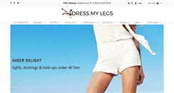 Desktop Screenshot of dressmylegs.ie